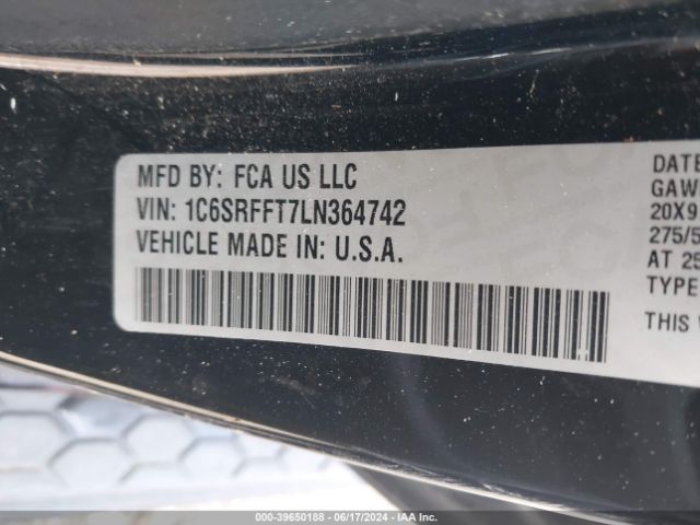 1C6SRFFT7LN364742 RAM 1500 Big Horn  4x4 5'7 Box