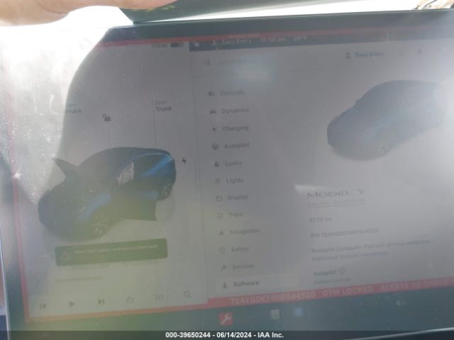7SAYGDEF6NF544520 Tesla Model Y Performance Dual Motor All-wheel Drive