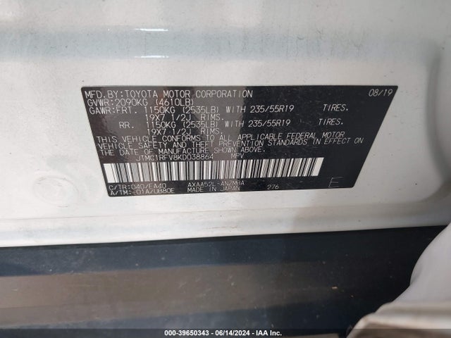 Toyota Rav4 Xle Premium 2019 JTMC1RFV8KD038864 Image 9