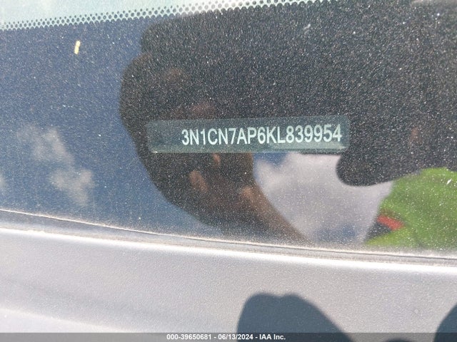 Nissan Versa 1.6 Sv 2019 3N1CN7AP6KL839954 Image 12