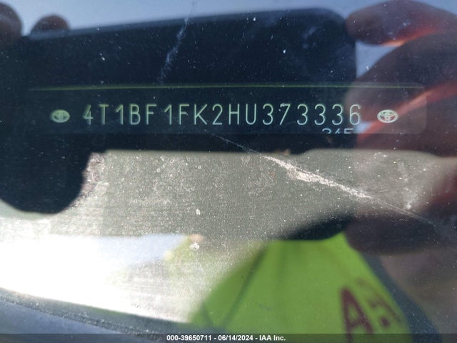Toyota CAMRY SE 2017 4T1BF1FK2HU373336 Image 19