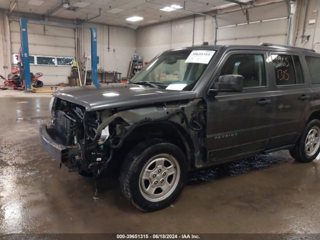 1C4NJPBA0HD134884 Jeep Patriot Sport Fwd