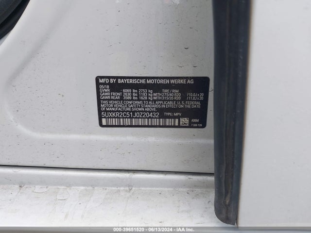 5UXKR2C51J0Z20432 BMW X5 Sdrive35i