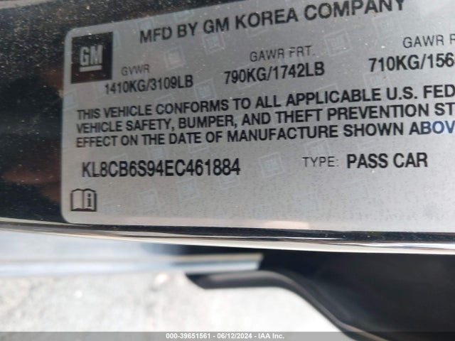 Chevrolet Spark Ls Auto 2014 KL8CB6S94EC461884 Image 9