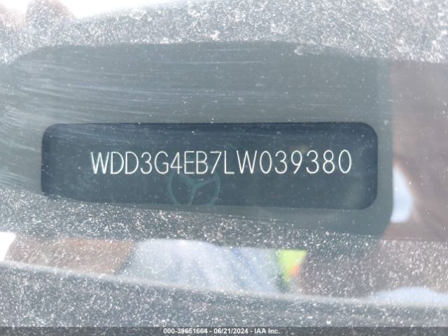 WDD3G4EB7LW039380 Mercedes-Benz A 220
