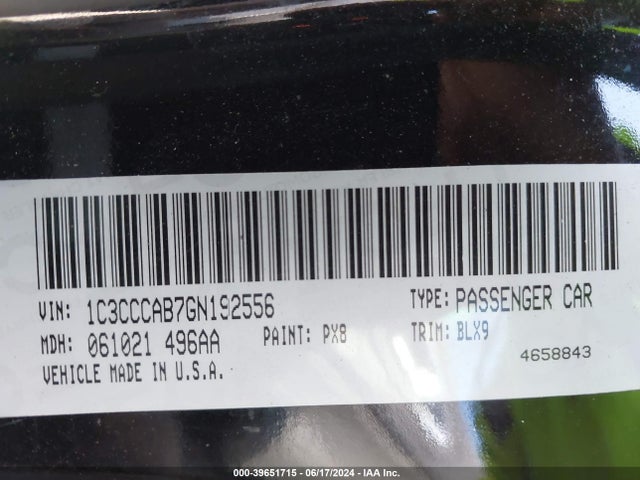 1C3CCCAB7GN192556 Chrysler 200 Limited Platinum