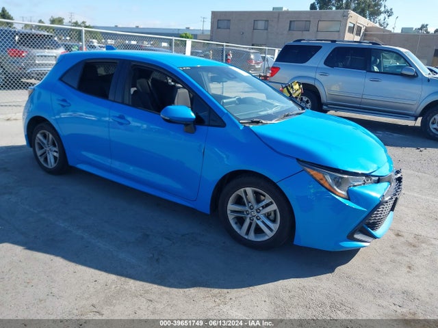 Toyota COROLLA SE 2019 JTNK4RBE8K3015353 zdjęcie główne