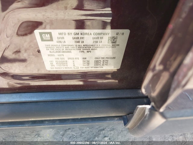 KL4CJBSB7JB650805 Buick Encore Preferred Ii