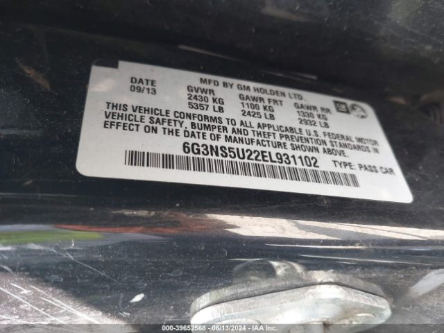 6G3NS5U22EL931102 Chevrolet Caprice Police