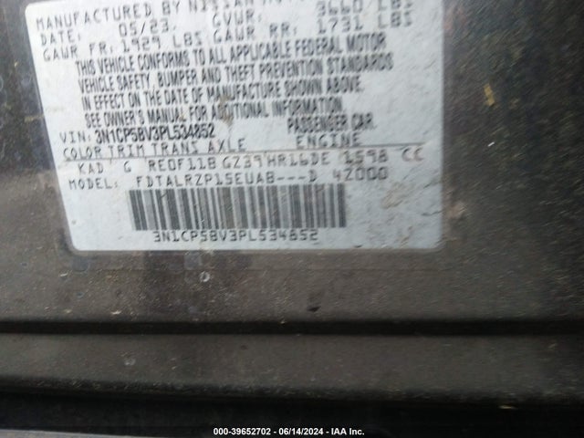 Nissan Kicks S Xtronic Cvt 2023 3N1CP5BV3PL534852 Image 9