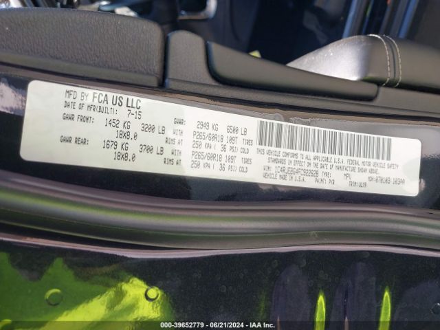 1C4RJEBG4FC922628 Jeep Grand Cherokee Limited