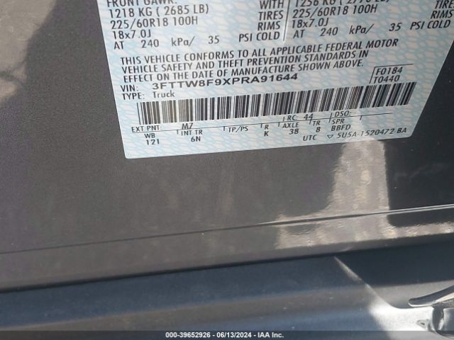3FTTW8F9XPRA91644 Ford Maverick Lariat