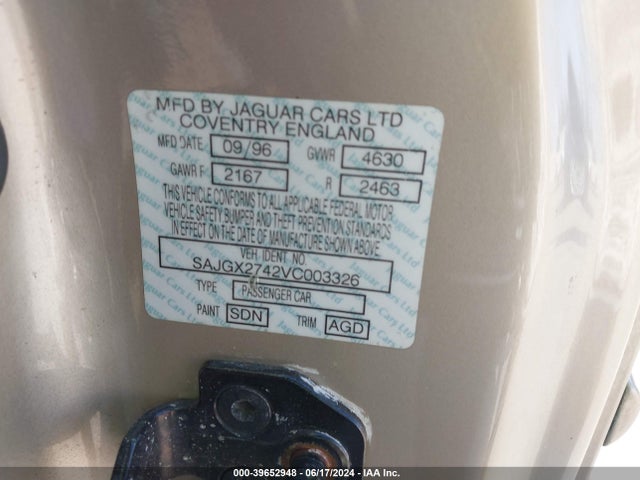 1997 JAGUAR XK8 SAJGX2742VC003326 Photo 8