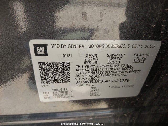 Chevrolet Blazer Awd 3lt 2021 3GNKBJRS5MS533979 Image 9
