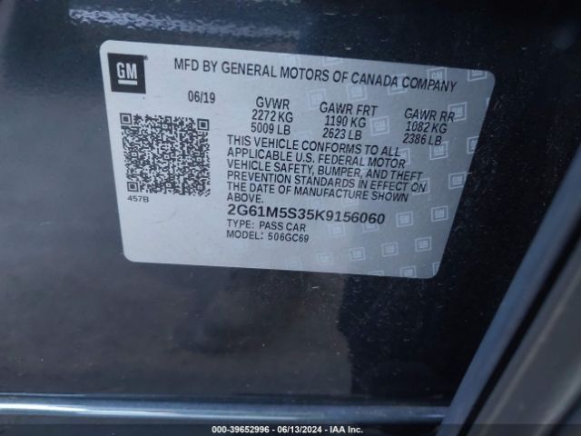2G61M5S35K9156060 Cadillac XTS LUXURY