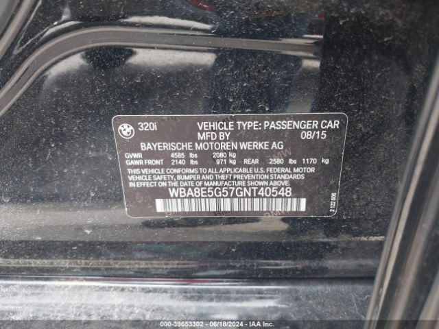 WBA8E5G57GNT40548 BMW 320i Xdrive