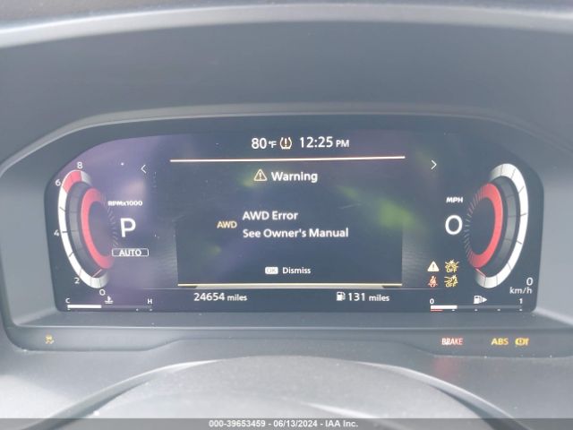 JN8BT3DDXNW274894 Nissan Rogue Platinum Intelligent Awd