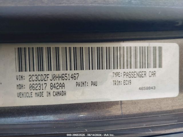 2C3CDZFJ0HH651467 Dodge Challenger R/t Scat Pack