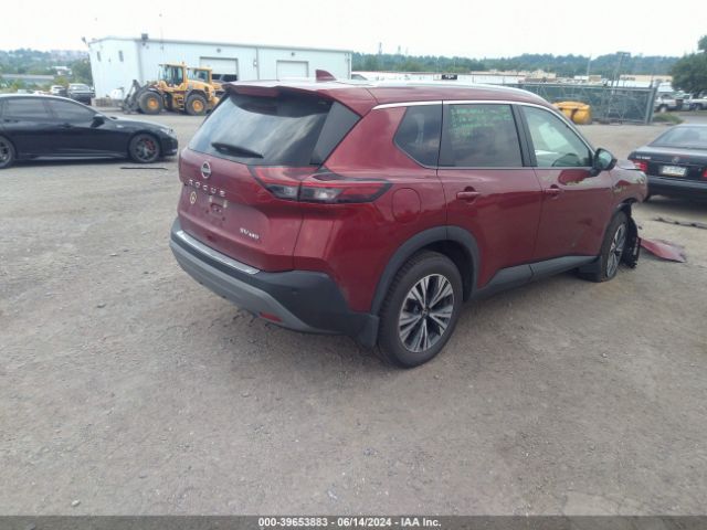5N1BT3BBXNC674691 Nissan Rogue Sv Intelligent Awd