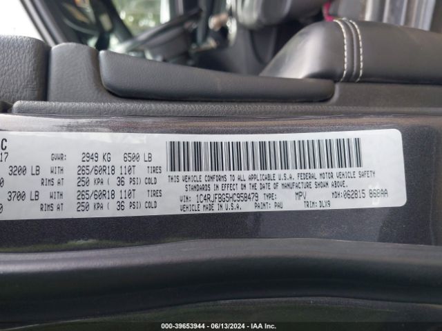 1C4RJFBG5HC958479 Jeep Grand Cherokee Limited 4x4