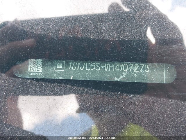 Chevrolet Sonic Lt Auto 2017 1G1JD5SH1H4107273 Image 9