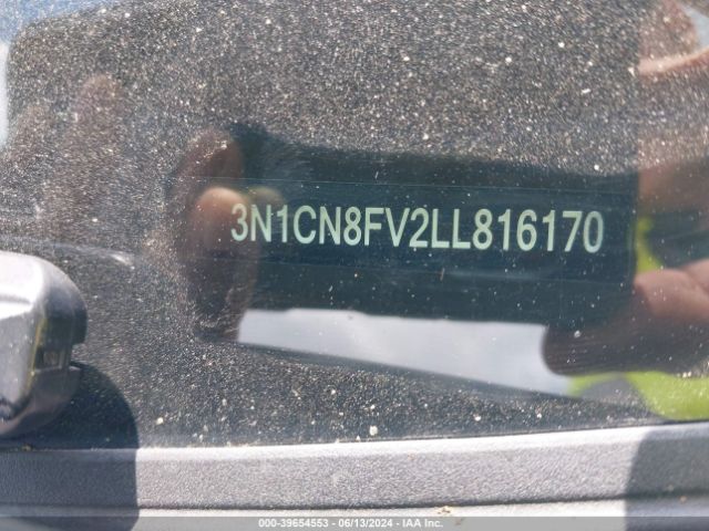3N1CN8FV2LL816170 Nissan Versa Sr Xtronic Cvt