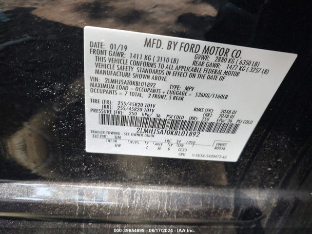 Lincoln Mkt Reserve 2019 2LMHJ5AT0KBL01892 Image 9