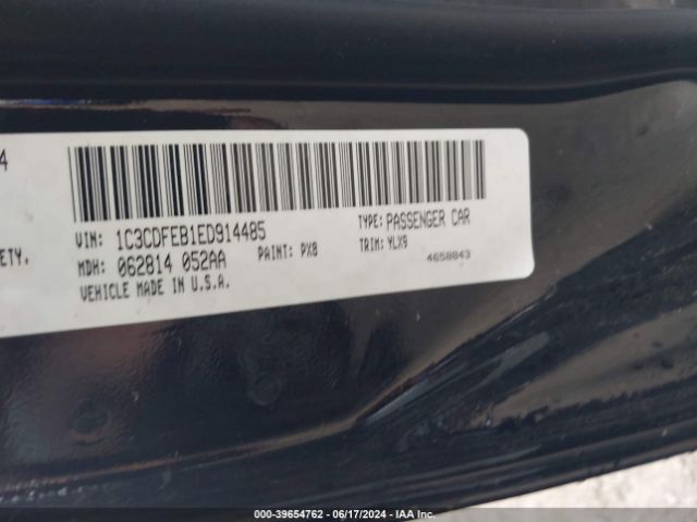 1C3CDFEB1ED914485 Dodge DART GT