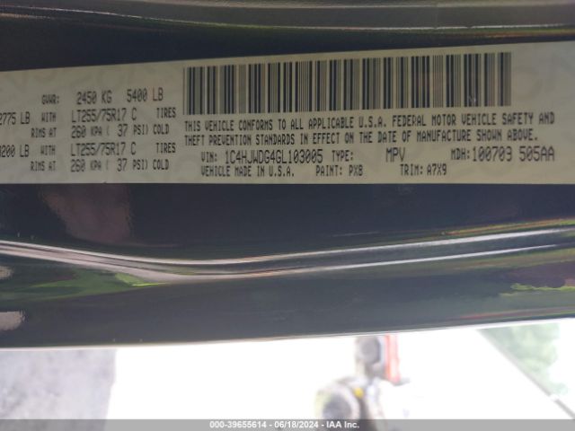 1C4HJWDG4GL103005 Jeep Wrangler Unlimited Willys Wheeler