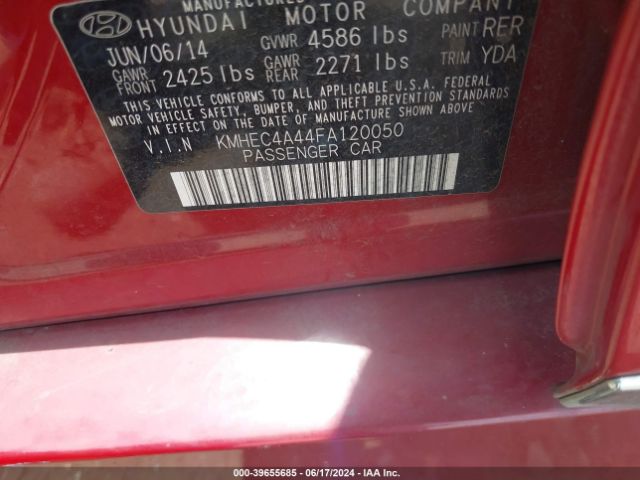 KMHEC4A44FA120050 Hyundai Sonata Hybrid Limited