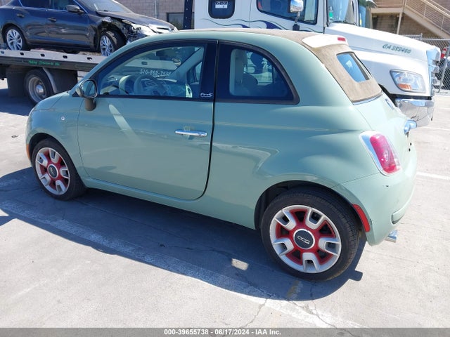 2012 FIAT 500C 3C3CFFDR7CT381154 Photo 2