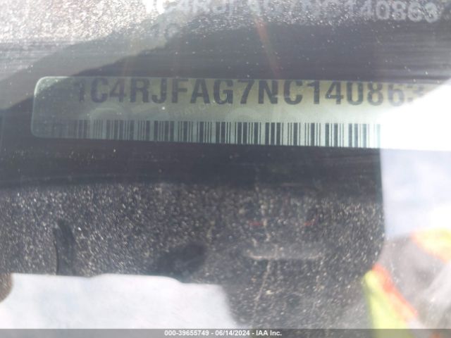 1C4RJFAG7NC140863 Jeep Grand Cherokee Wk Laredo X 4x4