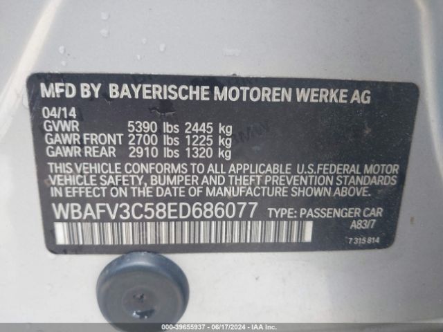 WBAFV3C58ED686077 BMW 535d Xdrive