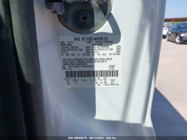 Ford F-250 Xl 2015 1FT7X2BT1FED59821 Image 9