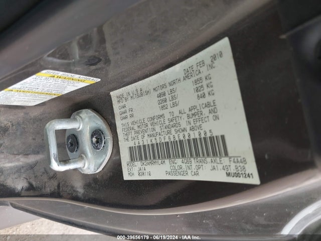 2011 MITSUBISHI ECLIPSE 4A31K5DF6BE001005 Photo 8