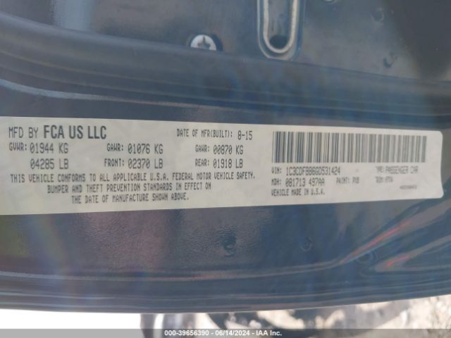 1C3CDFBB6GD531424 Dodge DART SXT