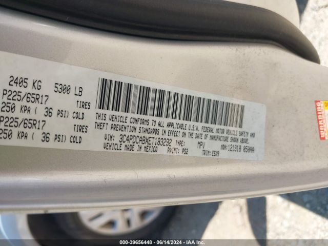 3C4PDCABXET183292 Dodge Journey American Value Pkg