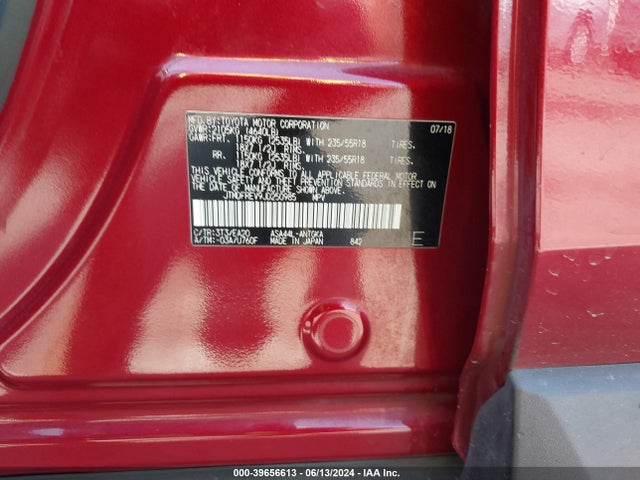 Toyota Rav4 Limited 2018 JTMDFREV9JD250985 Image 9