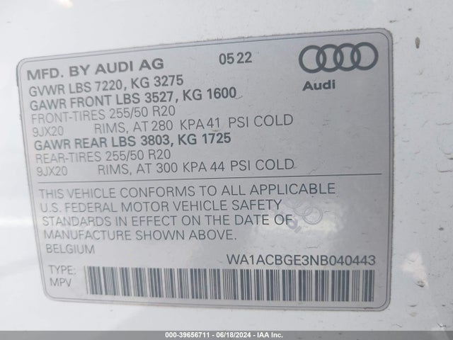 2022 AUDI E-TRON S WA1ACBGE3NB040443 Photo 8