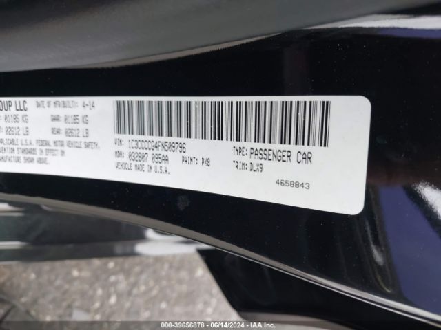 1C3CCCCG4FN509796 Chrysler 200 C