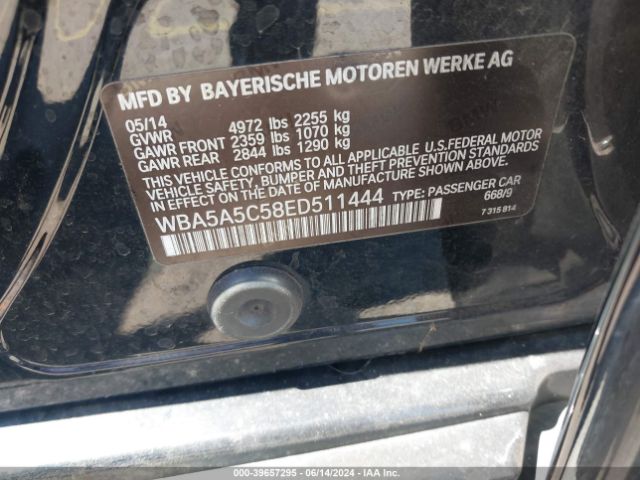 WBA5A5C58ED511444 BMW 528I