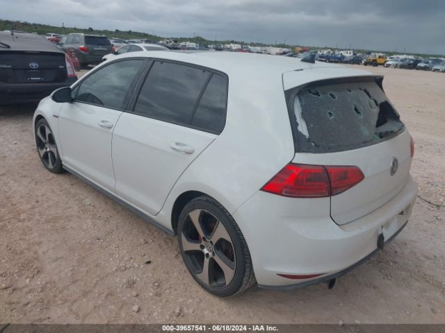 3VW5T7AU8FM061932 Volkswagen Golf Gti 2.0t Autobahn 4-door