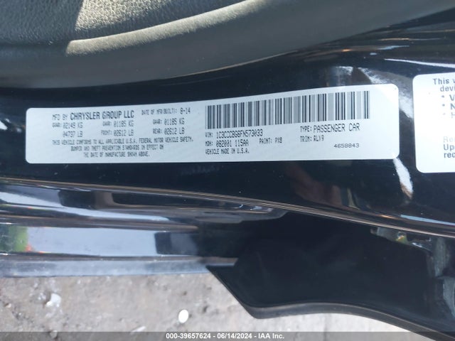 1C3CCCBG6FN573033 Chrysler 200 S