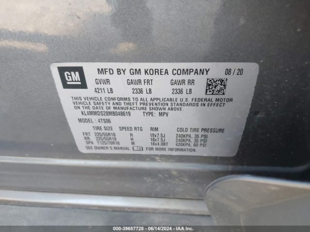 KL4MMDS28MB048619 Buick Encore Gx Fwd Select