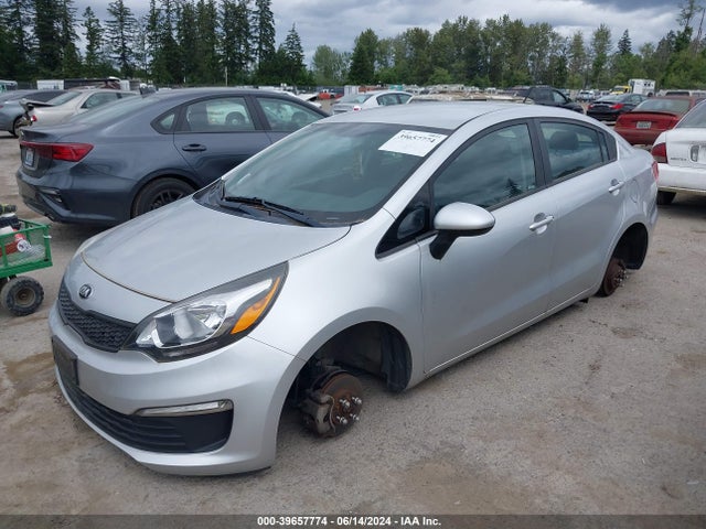 KIA RIO LX 2016 KNADM4A38G6695631 Image 2