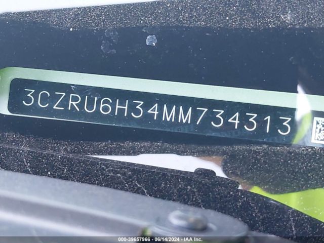 3CZRU6H34MM734313 Honda Hr-v Awd Lx