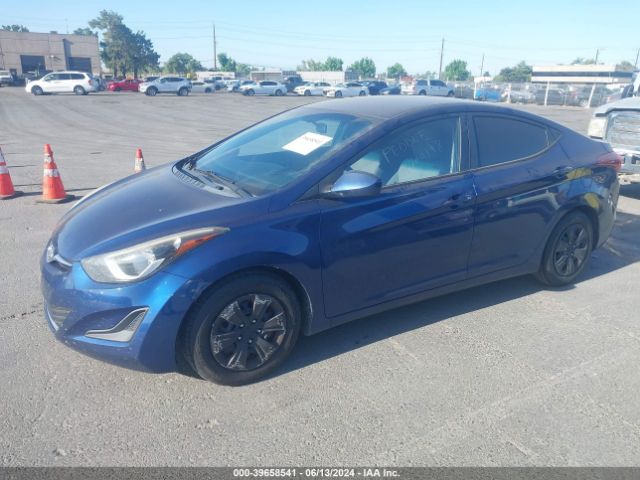 5NPDH4AE1GH702711 Hyundai ELANTRA SE