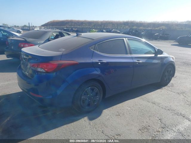 5NPDH4AE1GH702711 Hyundai ELANTRA SE