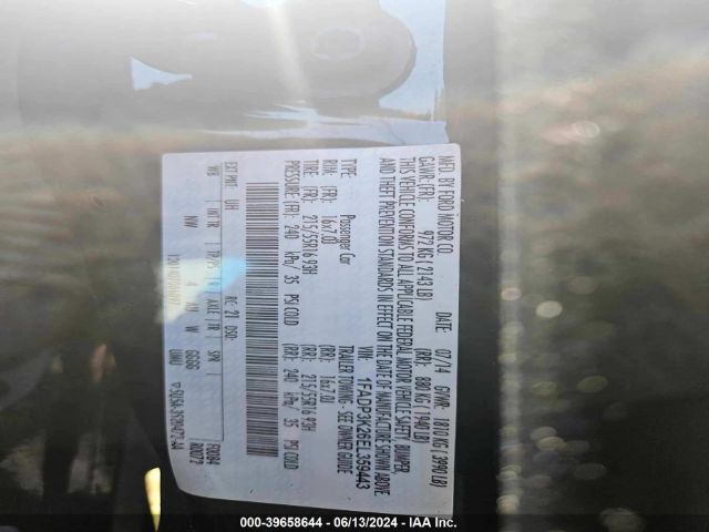 1FADP3K26EL359443 Ford Focus