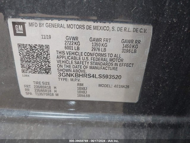 Chevrolet Blazer Awd 2lt 2020 3GNKBHRS4LS593520 Image 9
